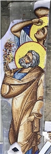 Religious Glass Mosaic Church Mosaic Pattern