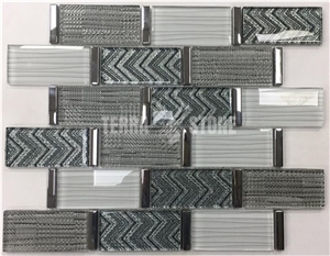 Wall Backsplash Decor 300X300 Subway Tile Glass Mosaic