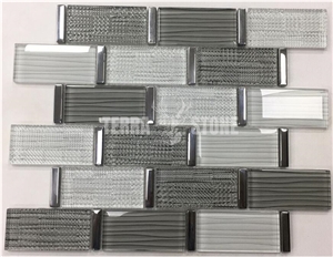 Wall Backsplash Decor 300X300 Subway Tile Glass Mosaic