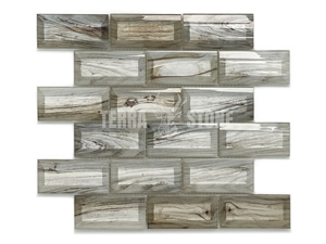 Wholesale Kitchen Mirror Tile Backsplash Subway Mosaic