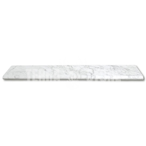 Carrara White Marble 6X36 Saddle Threshold Beveled Tile