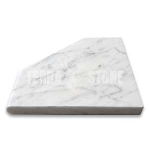 Carrara White Marble 8X8 Diamond Shower Corner Shelf