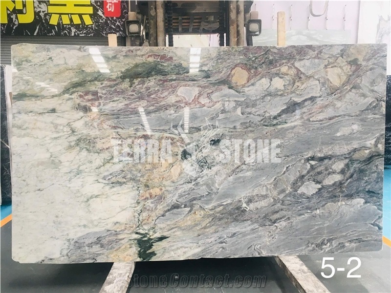 China Purple Marble Slab Polished For Floor