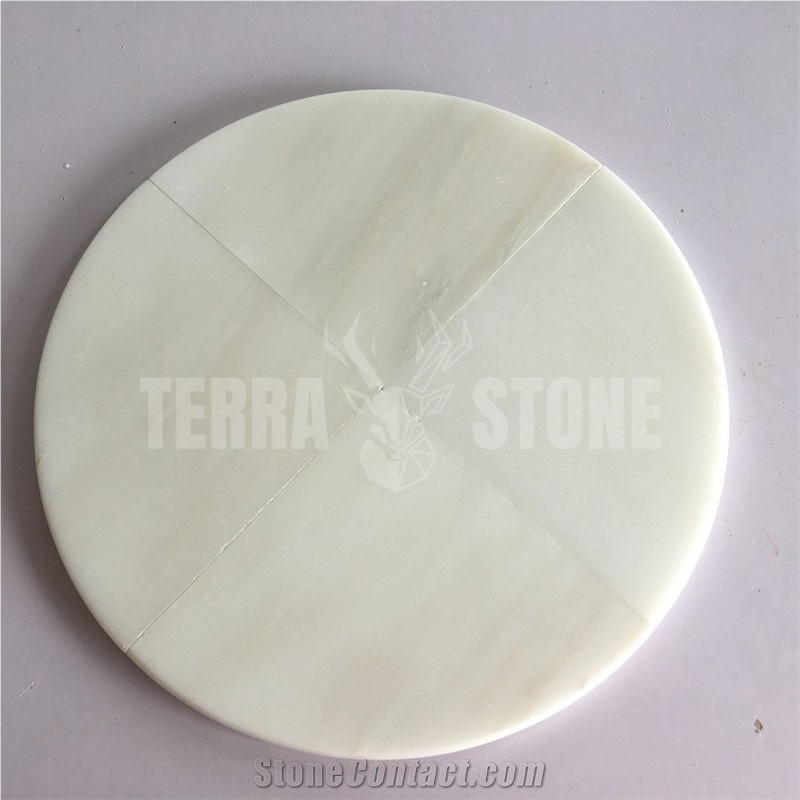 China White Onyx Corner Shelf For Bathroom Shower
