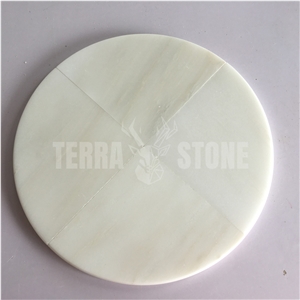 China White Onyx Corner Shelf For Bathroom Shower