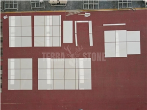 Chinese Pure White Onyx Polished Jade Slabs Wall Tiles