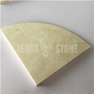 Crema Marfil Marble Shower Corner Shelf Bath Accessories
