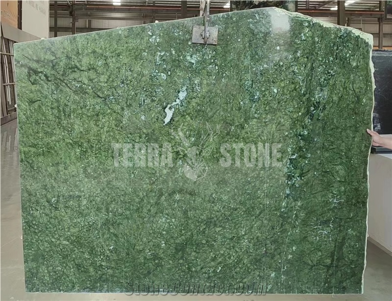 Dandong Ming Green Marble Slab Fantastic Exotic Tile