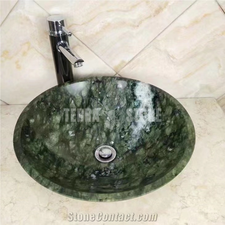 Dandong Ming Green Marble Slab Fantastic Exotic Tile