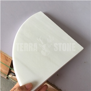 Dolomite White Marble Corner Shelf For Bathroom Dolomite White Marble Corner Shelf For Bathroom