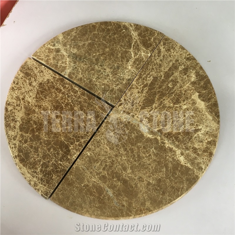 Emperador Light Brown Marble Shower Corner Shelf
