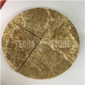 Emperador Light Brown Marble Shower Corner Shelf