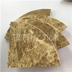 Emperador Light Brown Marble Shower Corner Shelf