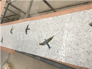 Handmade Mosaic Designs Murals Birds Patterns Marble Art Mosaic Wall Picture