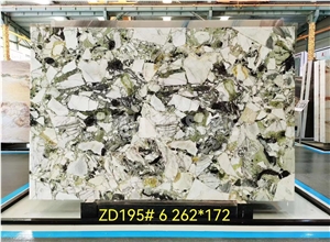 Ice Connect Green Marble Slab Floor Wall Tile