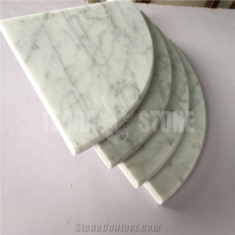 Modern Floating Wall Marble Shelf Bracket Triangle Design