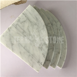Modern Floating Wall Marble Shelf Bracket Triangle Design