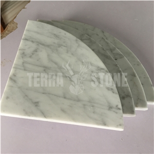Modern Floating Wall Marble Shelf Bracket Triangle Design