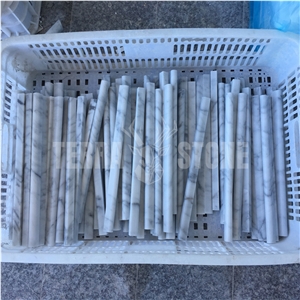 Pencil Liner Marble Border Moulding Carrara White