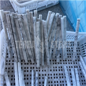 Pencil Liner Marble Border Moulding Carrara White
