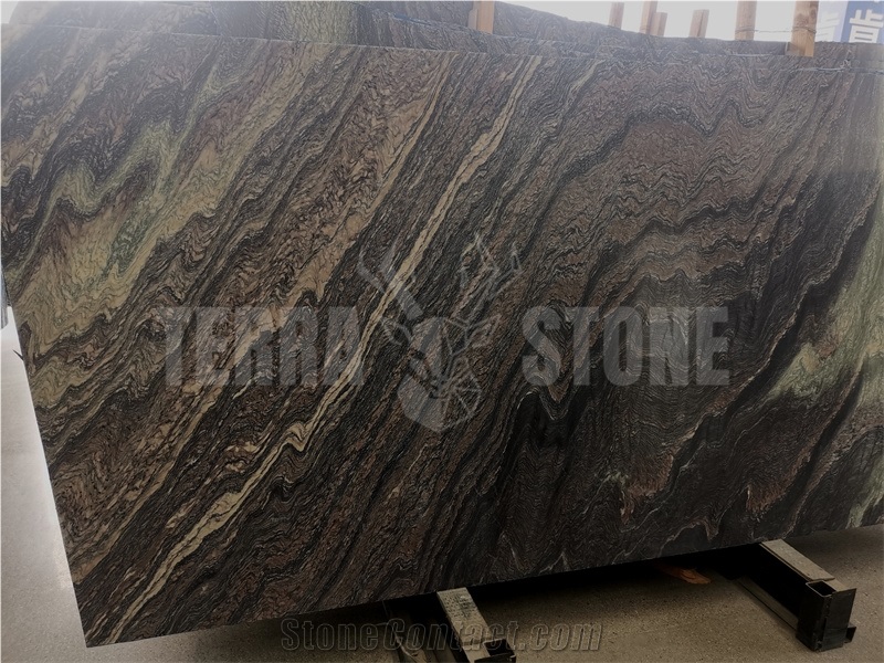 Purple Landscape Marble Slab And Tile Polished For Wall