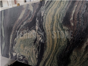 Purple Landscape Marble Slab And Tile Polished For Wall