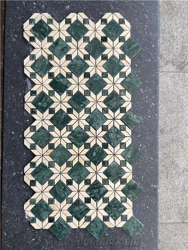 Green Marble Interior Mosaic Tiles