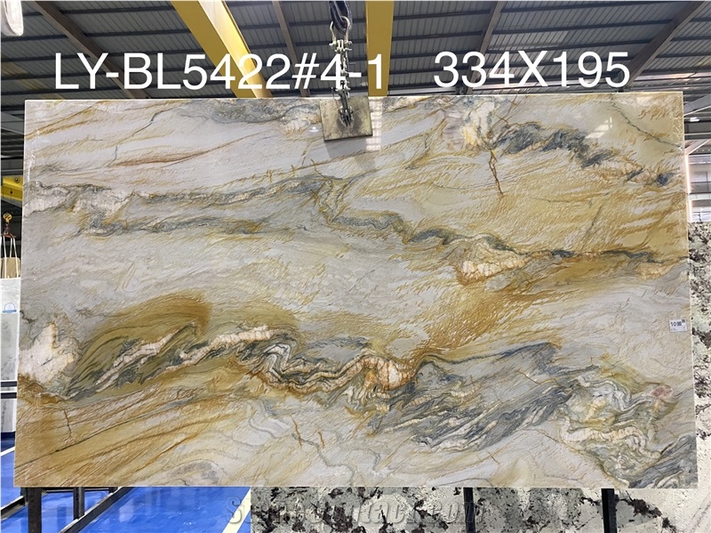 High Quality Polished Macaubas Fantasy Quartzite
