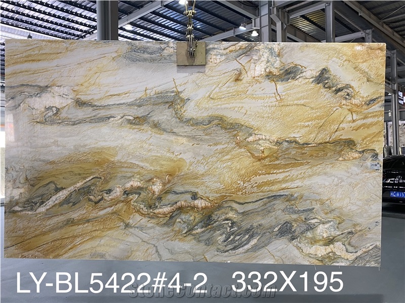 High Quality Polished Macaubas Fantasy Quartzite