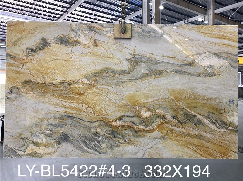 High Quality Polished Macaubas Fantasy Quartzite