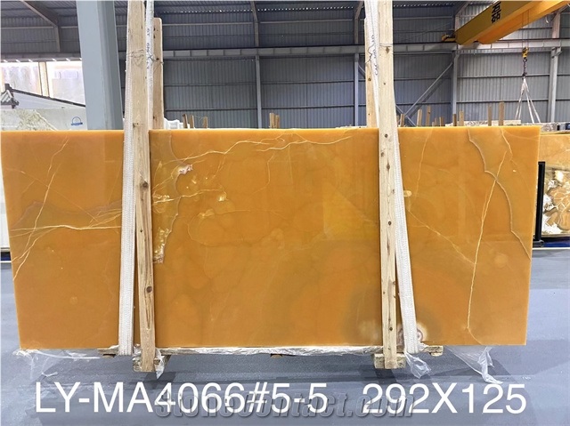 New Arrival Polished Agate Onyx Orange Onyx Slabs