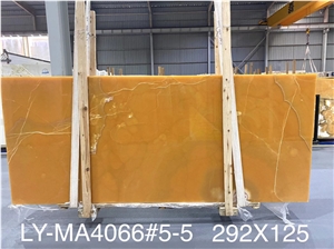 New Arrival Polished Agate Onyx Orange Onyx Slabs