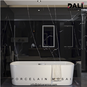 NEGRO MARQUINA- Polished Porcelain Tiles