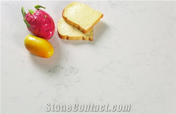 Bianco Carrara Quartz Stone Slabs Bianco White Quartz