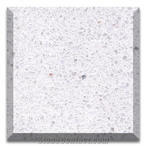 Carrara White Terrazzo Slab Wall Tile Hotel Lobby Flooring