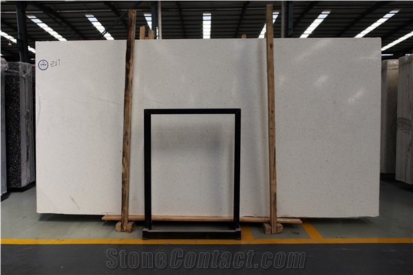 Carrara White Terrazzo Slab Wall Tile Hotel Lobby Flooring
