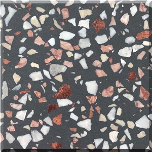 Grey Terrazzo Abstract Background Vector Image Pink White Grey Terrazzo Abstract Background Vector Image Pink White