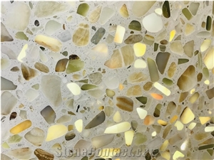 Light Transmitting Terrazzo Light Penetrating Luminous Onyx