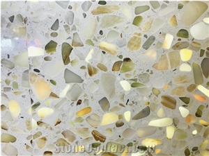 Light Transmitting Terrazzo Light Penetrating Luminous Onyx