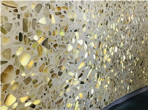 Light Transmitting Terrazzo Light Penetrating Luminous Onyx