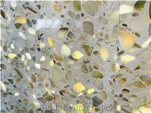 Light Transmitting Terrazzo Light Penetrating Luminous Onyx