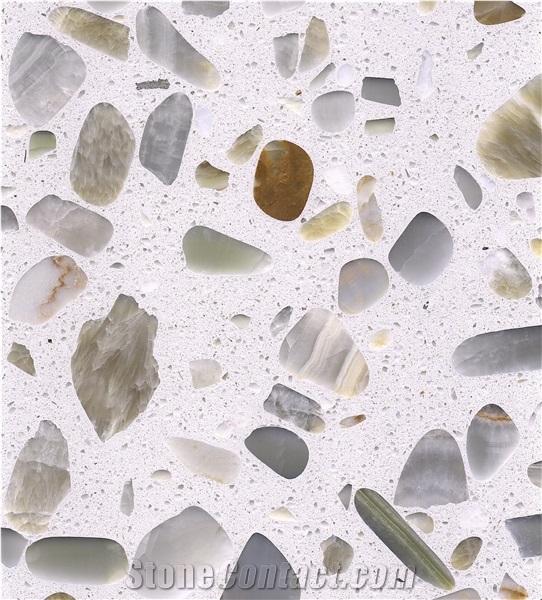 Light Transmitting Terrazzo Light Penetrating Luminous Onyx