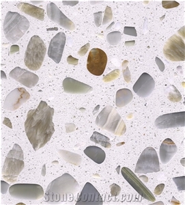 Light Transmitting Terrazzo Light Penetrating Luminous Onyx