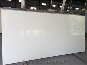 Ultra White Quartz Slab Pure White Quartz Solid Surface