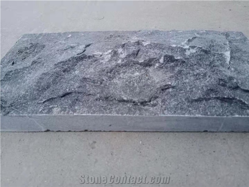 Bluestone Black Stone Mushroom Stone Outdoor Spilit Face