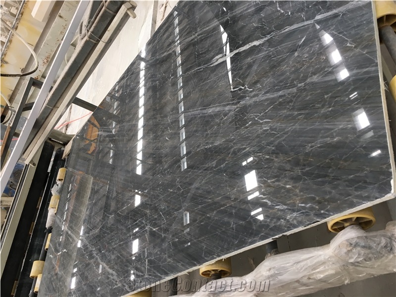 China Royal Grey Marble Slab