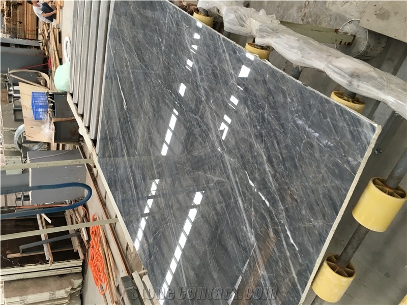 China Royal Grey Marble Slab