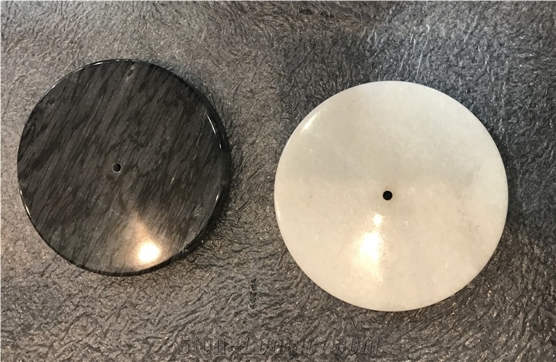 Circular Marble Plate Round Board Marble Round Plate