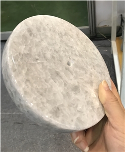 Circular Marble Plate Round Board Marble Round Plate