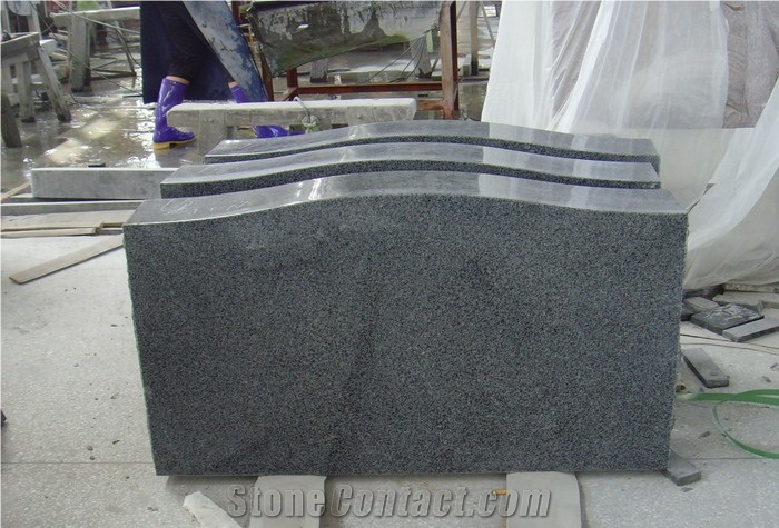 G654 Dark Granite Monument Tombstone Headstone Gravestone